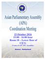 APA Cooperation and Coordination Committee meeting  At the side of  135th IPU Assembly