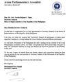 APA Secretary General congratulates the new Secretary General of the House of Representatives of the Republic of the Philippines